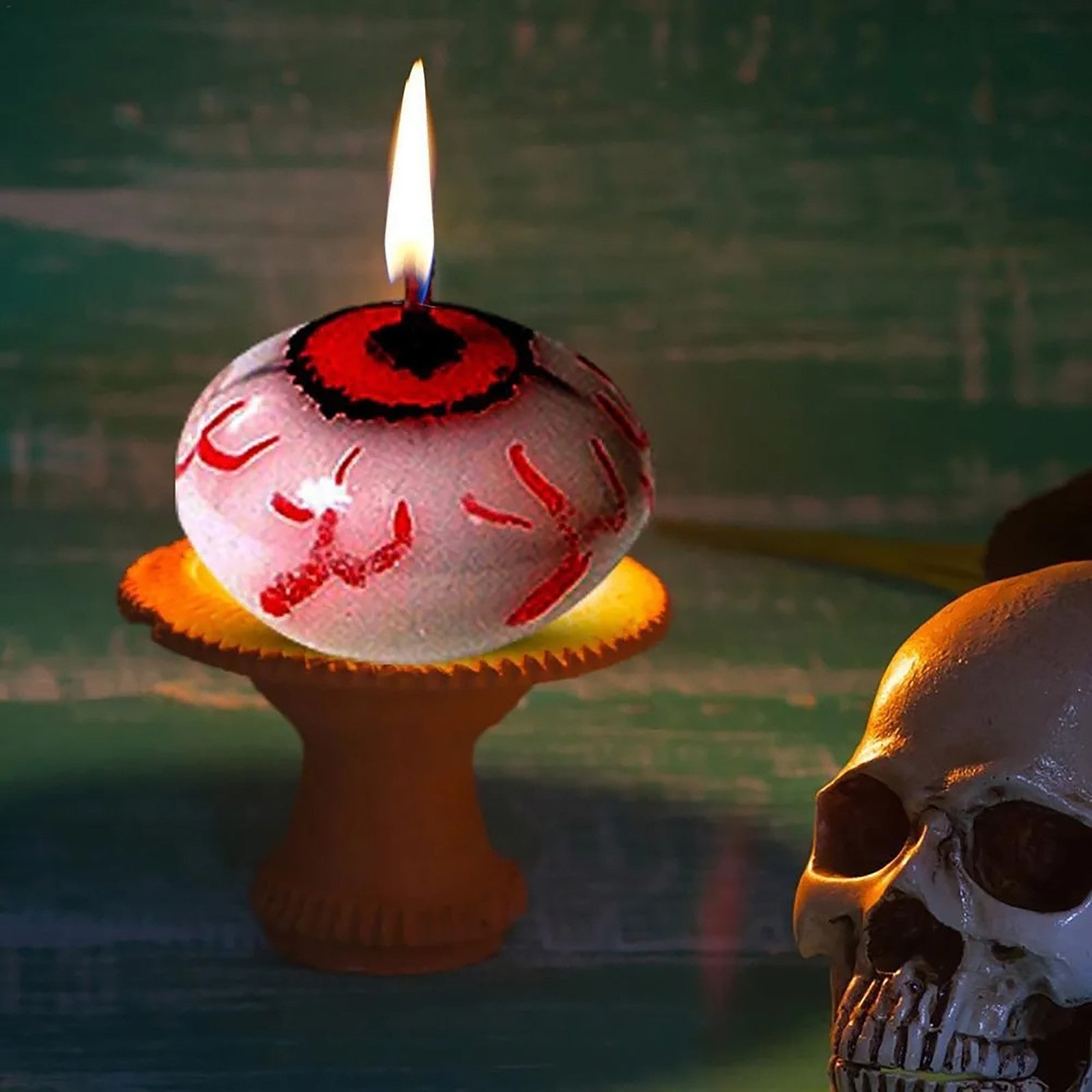 Eyeball Candle Halloween Floating Candle - Zambeel