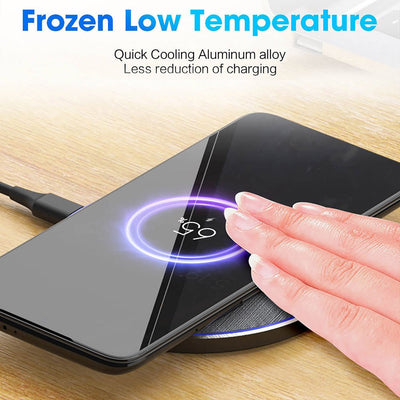 Fabric Disc Wireless Charger 20W Fast Charge - Zambeel