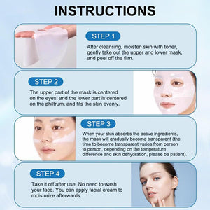 Face Mask Shrink Pore Moisturizing Refreshing Brightening Firming Lift Nourish Skin Care Deep Hydration Moisturizer - Zambeel