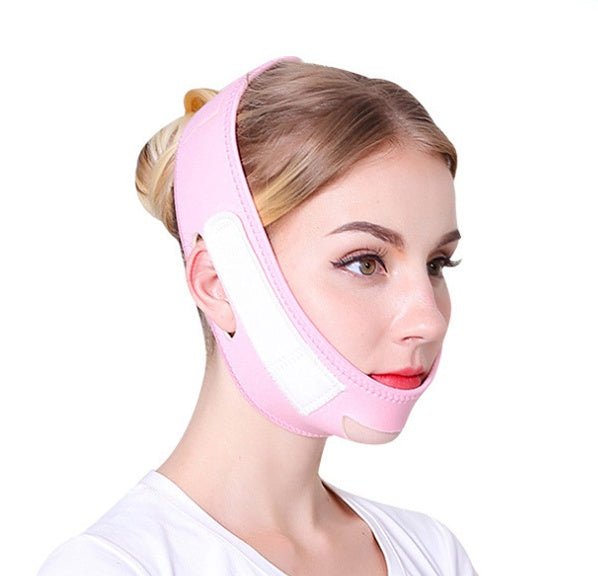 Face Slim V - Line Lift Up Mask Cheek Chin Neck Slimming Thin Belt Strap Beauty Delicate Facial Thin Face Mask Slimming Bandage - Zambeel