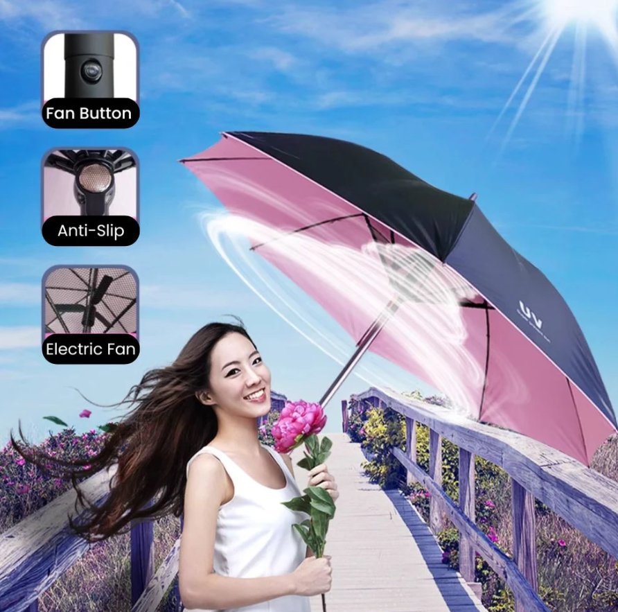 Fan Umbrella - Zambeel