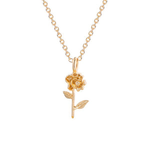 Fashion Alloy Flower Necklace For Minority Women - Zambeel