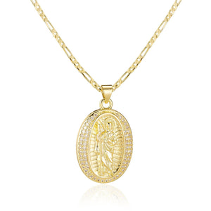 Fashion Copper Necklace Female Creative Virgin Mary - Zambeel