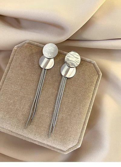 Fashion Earrings Long Tassel Women's Design Sense - Zambeel