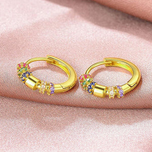 Fashion Mixed Color Design Earrings Trend - Zambeel