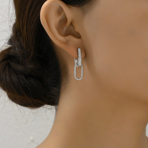 Fashion OL Sweet Cool Hot Girl Style Earrings Female Simple - Zambeel