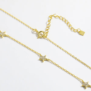 Fashion Personality Five - pointed Star Pendant Necklace - Zambeel