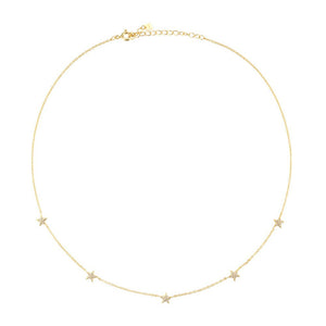 Fashion Personality Five - pointed Star Pendant Necklace - Zambeel
