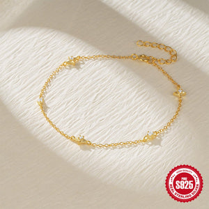 Fashion Simple Four Eight - pointed Stars Women's Bracelet - Zambeel