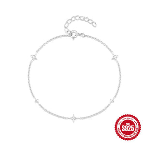 Fashion Simple Four Eight - pointed Stars Women's Bracelet - Zambeel
