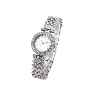 Fashion Simple Women's Quartz Watch Diamond Alloy - Zambeel