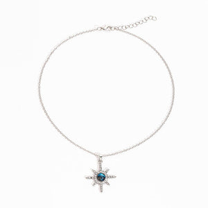 Fashion Six - pointed Star Pendant Alloy Necklace For Women - Zambeel