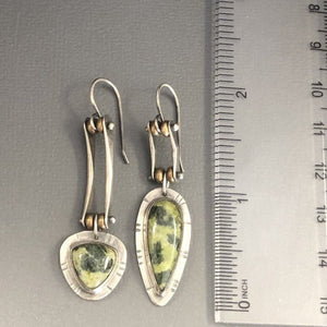 Fashionable Best - selling Minimalist Two - tone Asymmetrical Earrings - Zambeel
