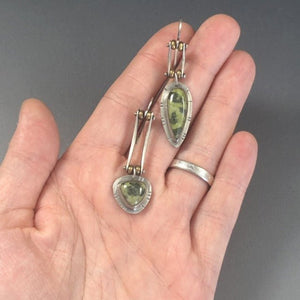 Fashionable Best - selling Minimalist Two - tone Asymmetrical Earrings - Zambeel
