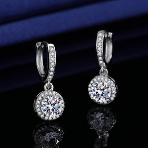 Fashionable High - Carbon Stone Tassel Princess Earrings For Women - Zambeel