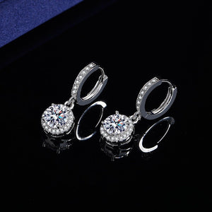Fashionable High - Carbon Stone Tassel Princess Earrings For Women - Zambeel
