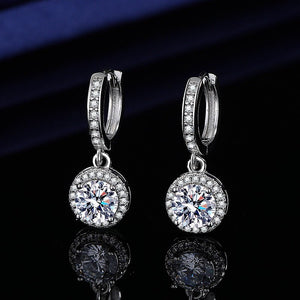 Fashionable High - Carbon Stone Tassel Princess Earrings For Women - Zambeel