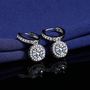 Fashionable High - Carbon Stone Tassel Princess Earrings For Women - Zambeel
