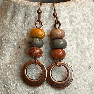 Fashionable Minimalist Retro Style Alloy Earrings - Zambeel