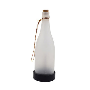 Fashionable New Solar LED Light Wine Bottle Flame Light Outdoor - Zambeel