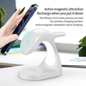 Fast Four In One Magnetic Wireless Fast Charger - Zambeel