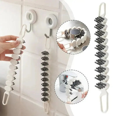 Faucet Cleaning Brush Kitchen Oil Stain Remove Brush Bendable Gap Clean Tool Kitchen Bathroom Bathtub Tube Sink Clean Brush Kitchen Gadgets - Zambeel
