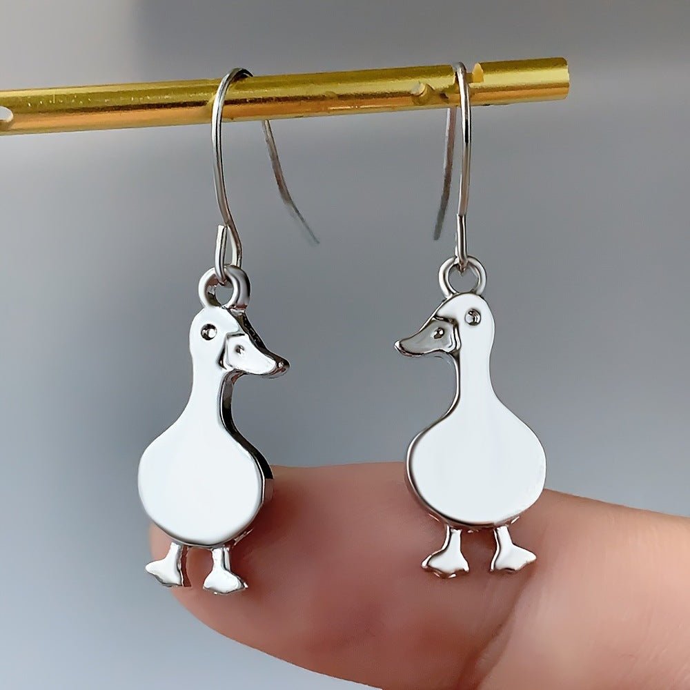 Female Versatile Retro Creative Small Animal Earrings - Zambeel