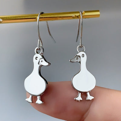 Female Versatile Retro Creative Small Animal Earrings - Zambeel