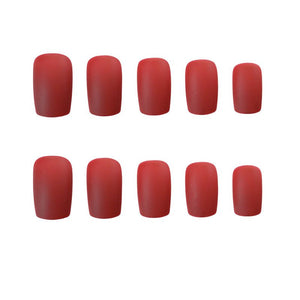 Finished Manicure with False Nails - Zambeel