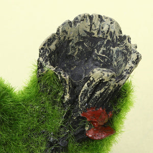 Fish Tank Decoration Imitation Moss Tree Root Shrimp Pot Shrimp Nest Spawning Tree Branches - Zambeel
