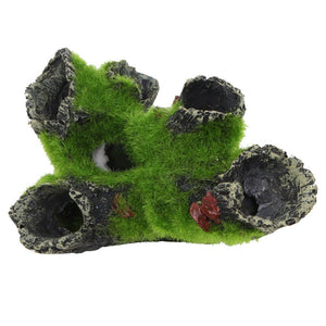 Fish Tank Decoration Imitation Moss Tree Root Shrimp Pot Shrimp Nest Spawning Tree Branches - Zambeel