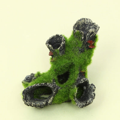 Fish Tank Decoration Imitation Moss Tree Root Shrimp Pot Shrimp Nest Spawning Tree Branches - Zambeel