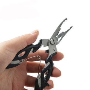 Fishing Gear Fish Lip Stainless Steel Scissors Scissors Fishing Grip Set Pliers Accessory Tool - Zambeel