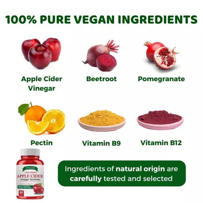 FitGum - Extra Strength Apple Cider Vinegar Gummies (Original) - Zambeel