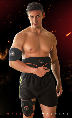 Fitness Muscle Stimulators Body Slimming Fitness Exerciser Trainer For Abdomen Arm Leg Men Women Fat Burning Home Gym Equipment - Zambeel