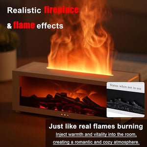 Flame Fireplace Aroma Diffuser - Zambeel