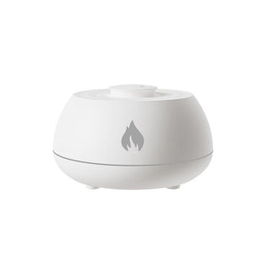 Flame Humidifier Aromatherapy Diffuser 7 Colors Light Home Air Humidifier 130ML USB Room Fragrance Essential Oil Diffuser - Zambeel
