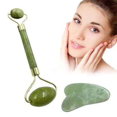 Flawless Jade Roller With Stone - Zambeel