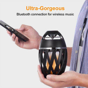Flight - carrying Flame Bluetooth Speaker Box Home Decoration - Zambeel
