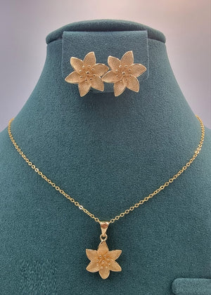 Floral Bloom Pendant Set - Zambeel