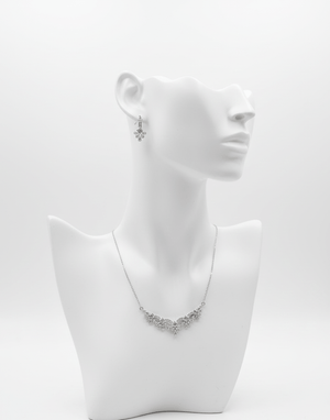 Floral Crystal Jewelry Set - Zambeel