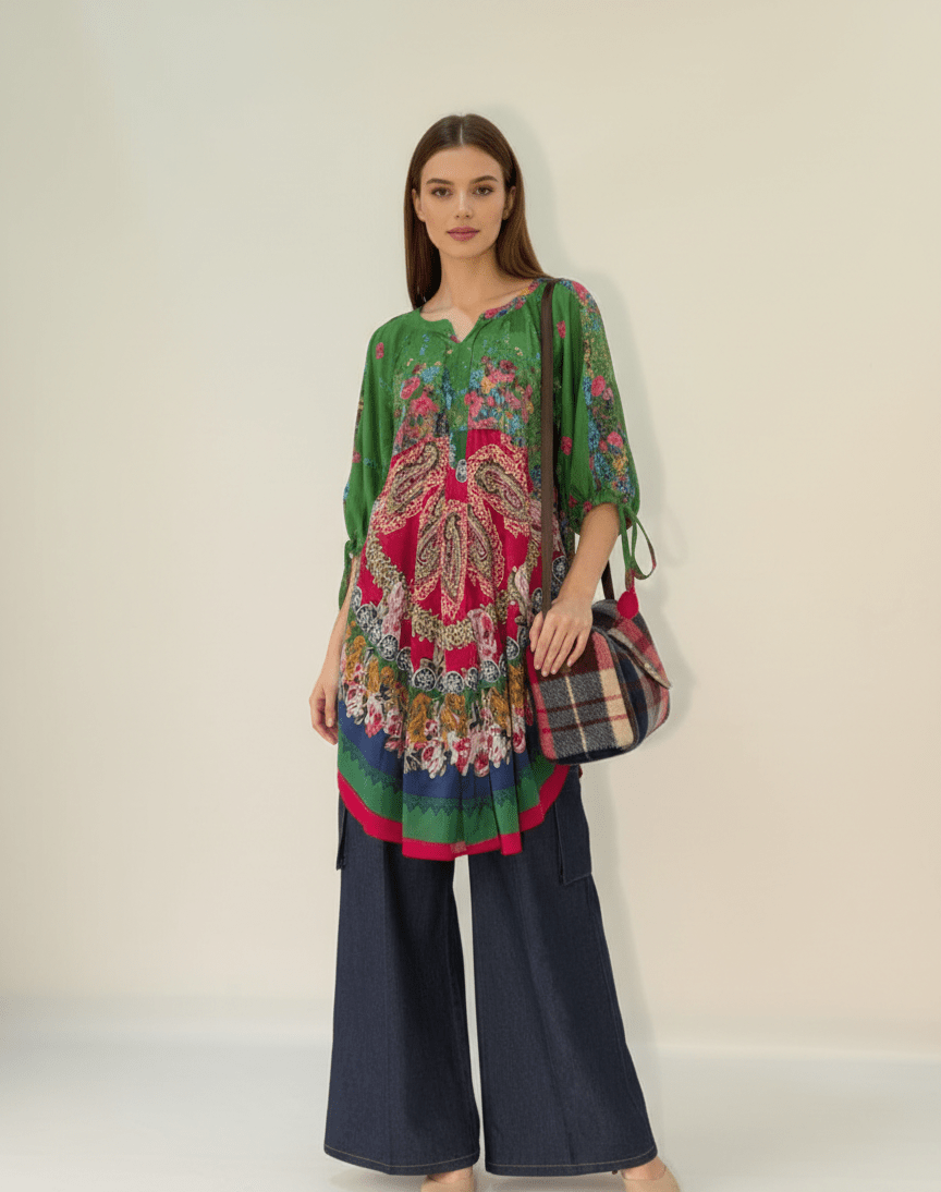 Floral Kurti Set - Zambeel