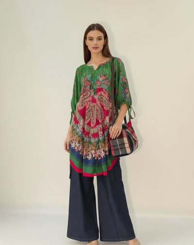 Floral Kurti Set - Zambeel