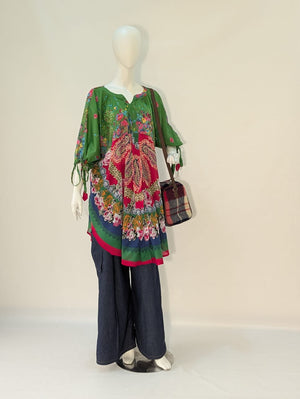 Floral Kurti Set - Zambeel