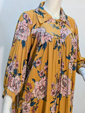 Floral Shirt Dress - Zambeel