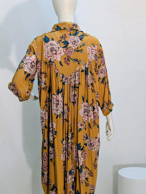 Floral Shirt Dress - Zambeel