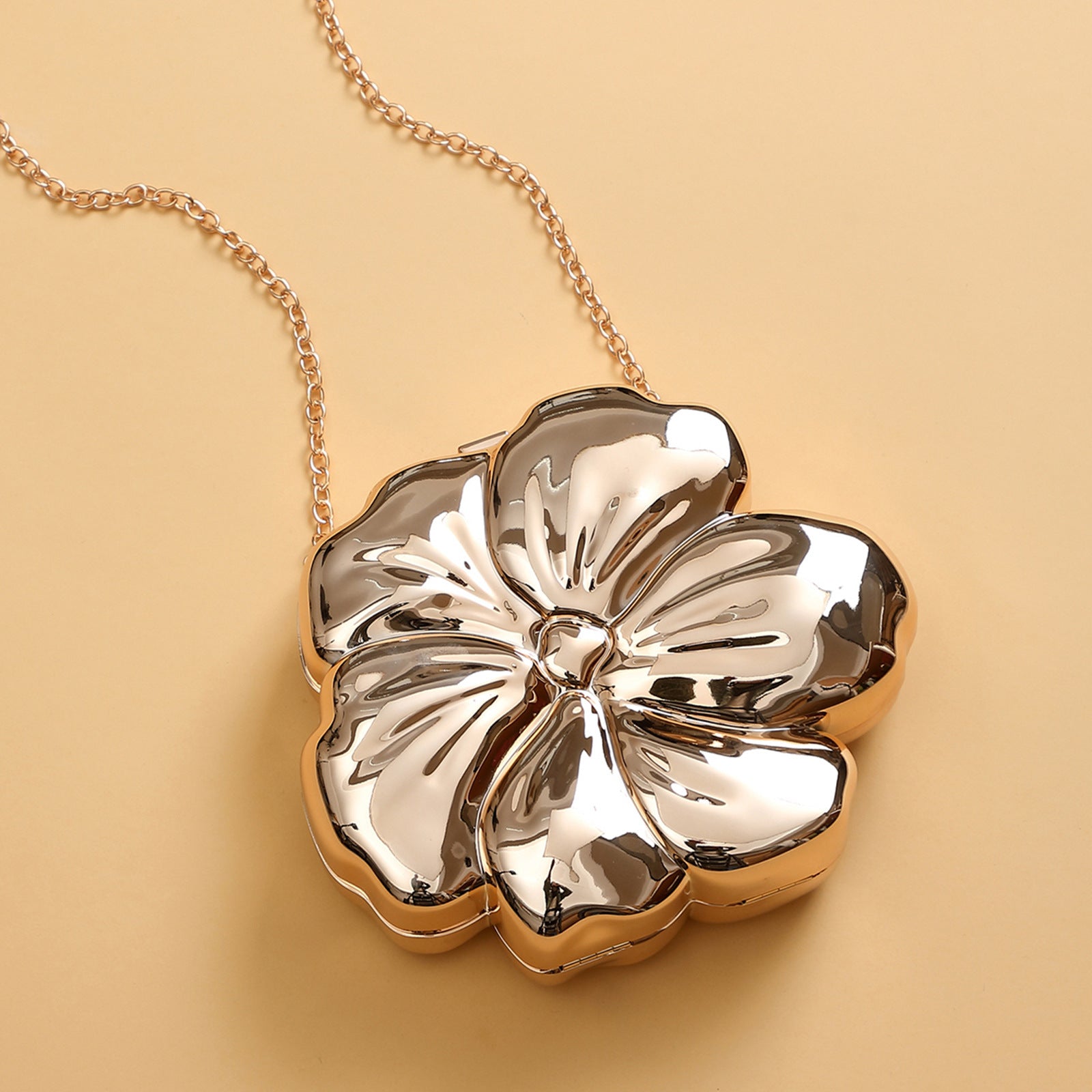 Flower Women's Clutch Chain Crossbody Bag Fashion - Zambeel