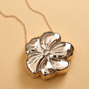 Flower Women's Clutch Chain Crossbody Bag Fashion - Zambeel