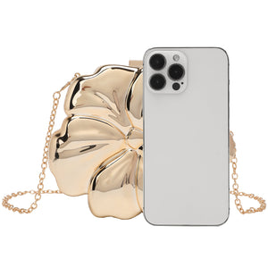 Flower Women's Clutch Chain Crossbody Bag Fashion - Zambeel
