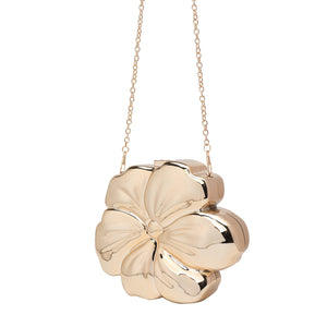 Flower Women's Clutch Chain Crossbody Bag Fashion - Zambeel